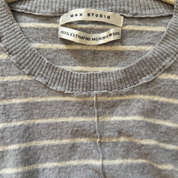 🧶 Max Studio 100% Extra Fine Merino Wool Sweater | Size S - Picture 2 of 5